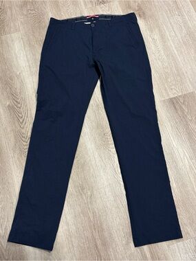 RAPHA Technical Trousers Navy Cycling Track pants Mens Sz 34x34